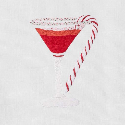 Peppermint Martini Dinner Napkin by Henry Handwork