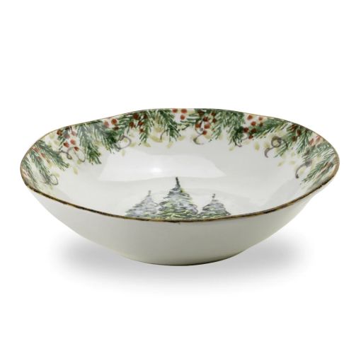 Natale by Arte Italica Pasta/Soup Bowl