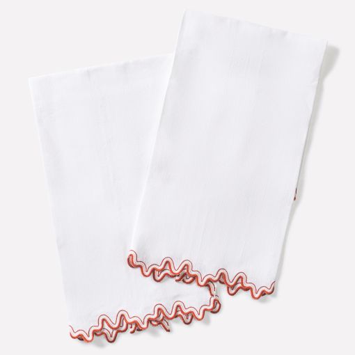 Wave Guest Towels by Matouk