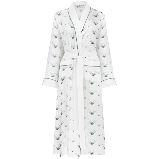 Lily Of The Valley by Gingerlily Silk Dressing Gown