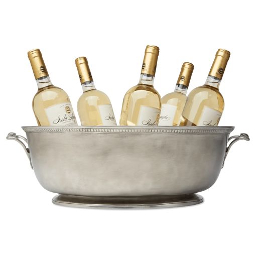 Beaded Footed Oval Basin by Match