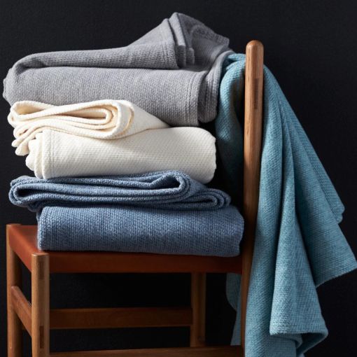 Sequoia Washable Organic by Coyuchi Blanket