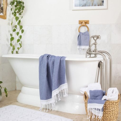 Mediterranean Organic Towel by Coyuchi