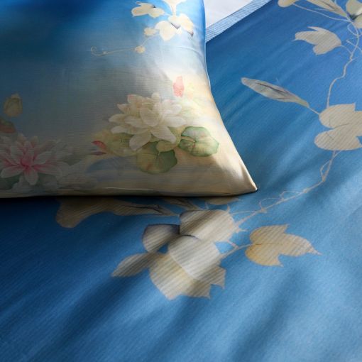 Asagao Pillow by Ann Gish