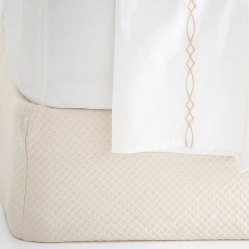 Petite Trellis Matelasse by Pine Cone Hill Box Spring Cover