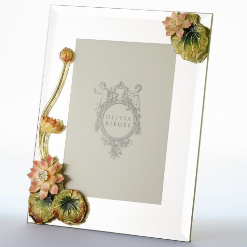 Botanica Lotus Picture Frame by Olivia Riegel