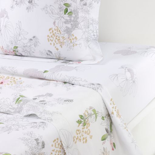 Orchidee by Yves Delorme Flat Sheet