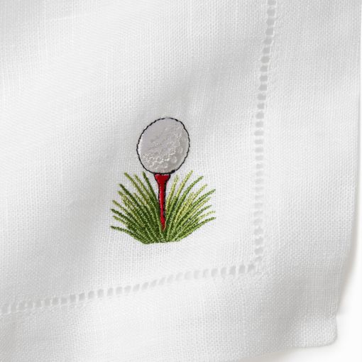 Golf Cocktail Napkin by Sferra