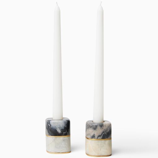 Lunario Candle Holders by Sferra