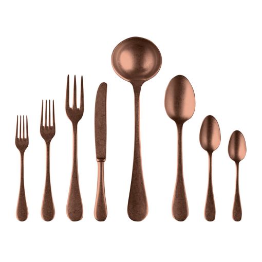 Vintage Pewter by Mepra 43 Pcs Flatware Set