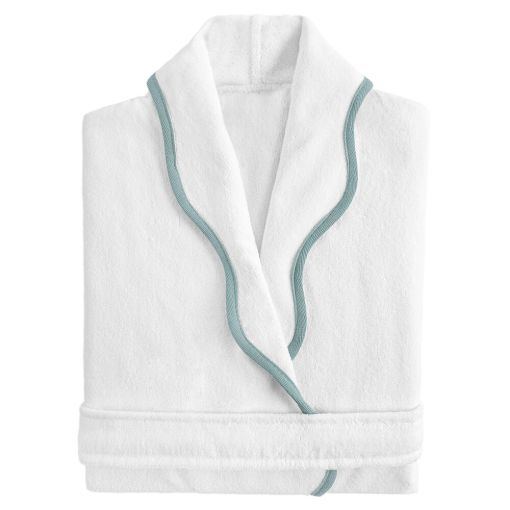 Portobello Scalloped Bath Robe by Graccioza