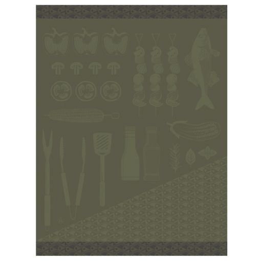 Braise Tea Towel by Le Jacquard Francais