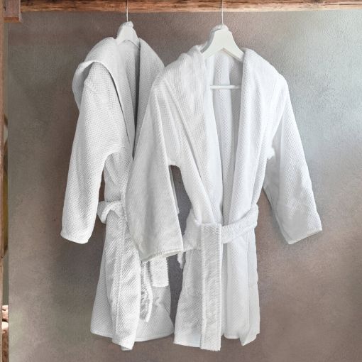 Bee Waffle Baby & Child Bath Robe By Graccioza