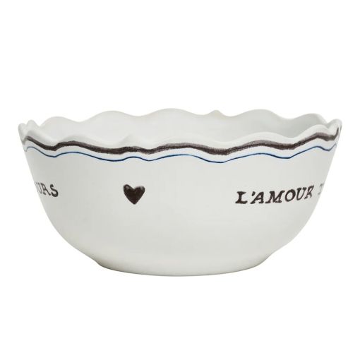 L'Amour Toujours Cereal/Ice Cream Bowl by Juliska