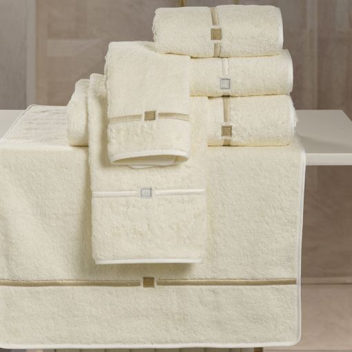 Falesia Embroidery Terry Towel by Dea Linens