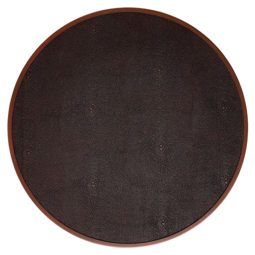 Faux Shagreen/Brushed Bronze Placemats by Addison Ross