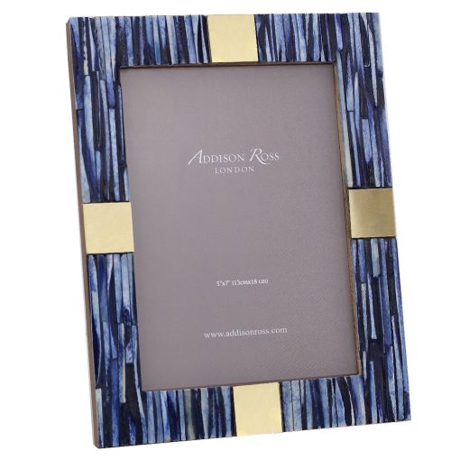 Bone Stripe/Gold Frame by Addison Ross