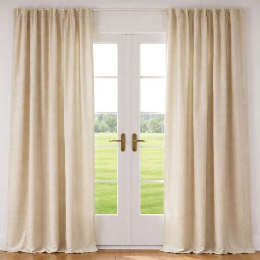 Lino Curtain Panel by Ann Gish