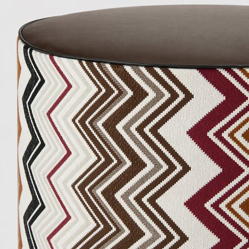 Pantelleria Cylinder Pouf by Missoni Home