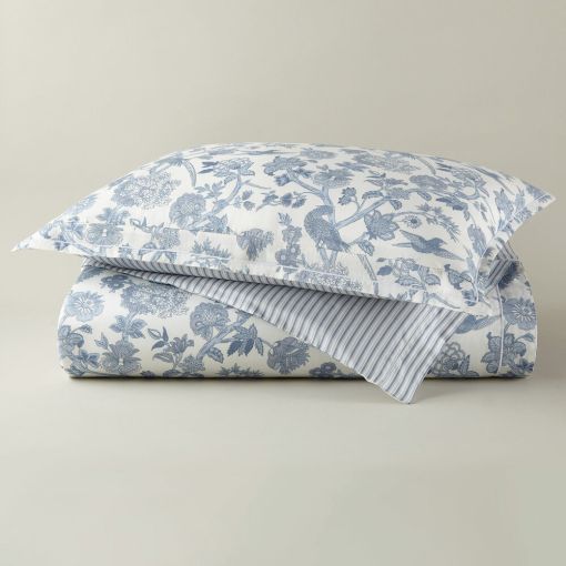Highgrove Toile Reversible Duvet Set by Peacock Alley