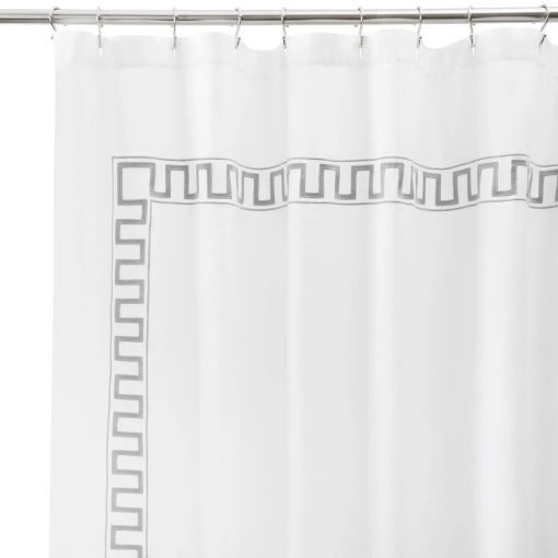 Greek Key Shower Curtain by Kassatex
