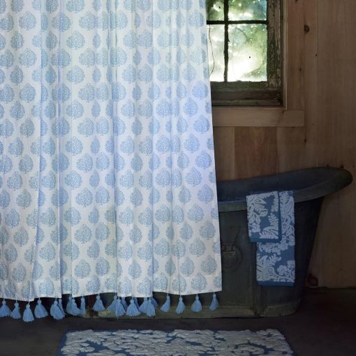 Mali Organic Shower Curtain by John Robshaw