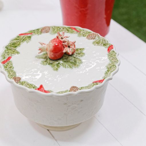 Christmas Garland Box by Bordallo Pinheiro