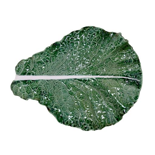Giant Cabbage Leaf Sculpture by Bordallo Pinheiro