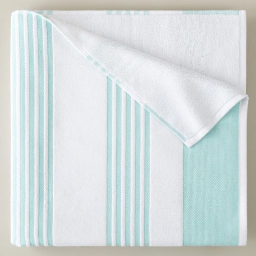 Aegean Stripe Beach Towel by Peacock Alley