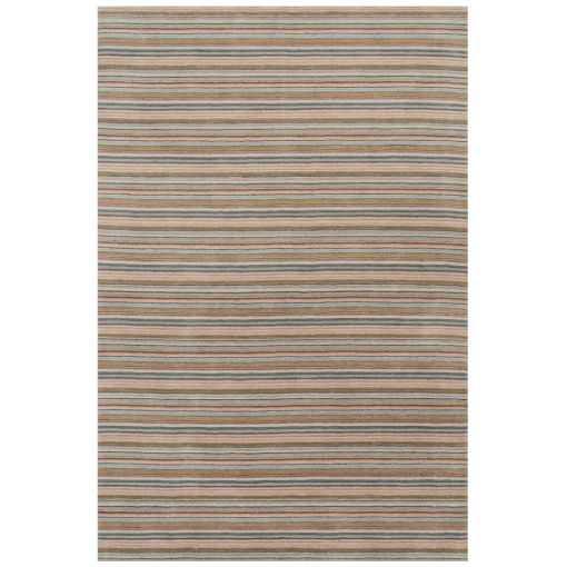 Brindle Stripe Hand Loom Knotted Wool Rug by Dash & Albert