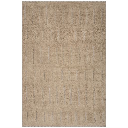 Grey Modern Solid Rug by Dash & Albert
