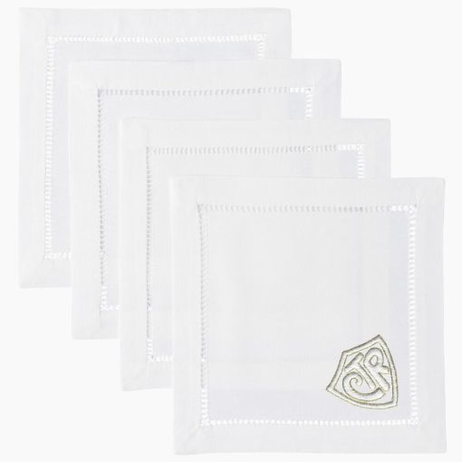 CTR Cocktail Napkins by Henry Handwork