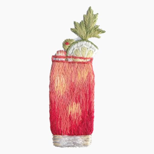 Bloody Mary Cocktail Napkins by Henry Handwork