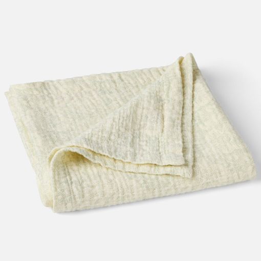 Organic Print Matelasse Baby Blanket by Coyuchi