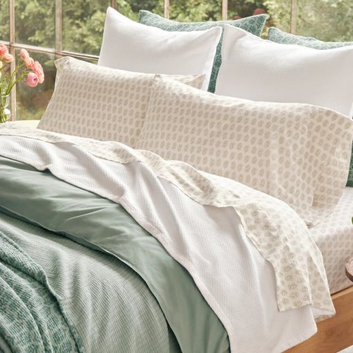 Chrysanthemum Organic Print Percale by Coyuchi