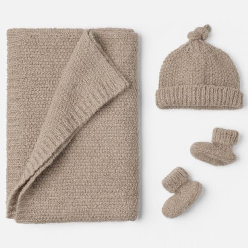 Semilla Suri Alpaca Knit Baby Gift Set by Coyuchi