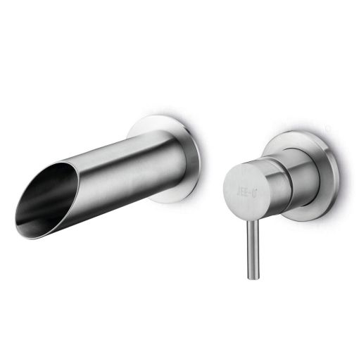 Pure Wall Mounted Basin Faucet with Spout and Concealed Body by JEE-O