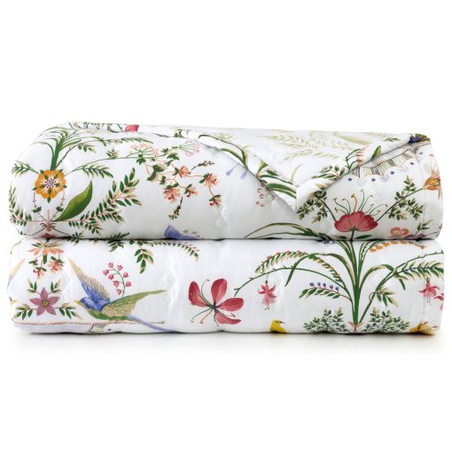 Botanic Quilted Coverlet by Yves Delorme