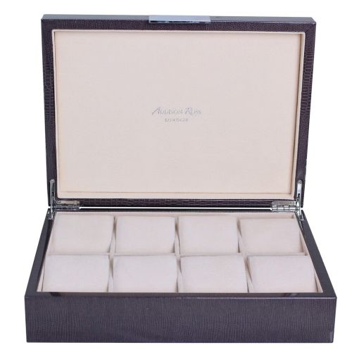 Croc Watch Box with Silver by Addison Ross