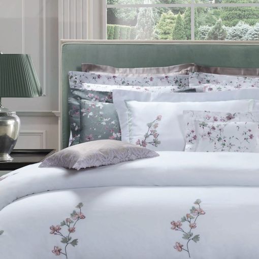 Albachiara Embroidery by Dea Linens Duvet Cover