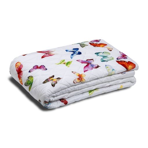 Farfalle Print by Dea Linens Quilted Bedspread