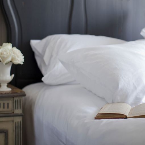 Linen Premier White by St. Geneve Bedskirt