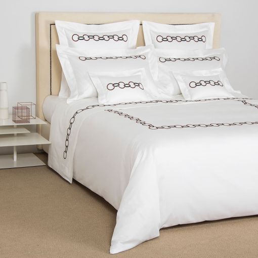 Links Embroidery by Frette Duvet
