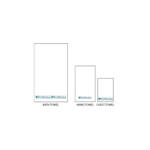 Graffiti Embroidery Terry by Dea Linens Bath Towel - Bounded