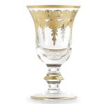 Water/Wine Glass/Gold