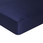 Solid Navy-Fitted sheet/Pillowcases