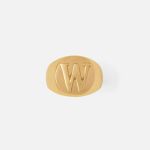 Letter W - Gold