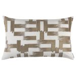 Large Rectangle Pillow - White/Fawn