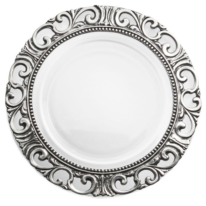 Glass Charger - Pewter