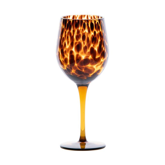 Wine Glass - Tortoiseshell